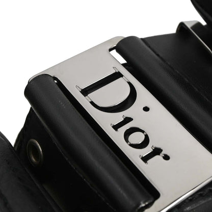 Christian Dior Black Leather Street Chic Columbus Shoulder Bag