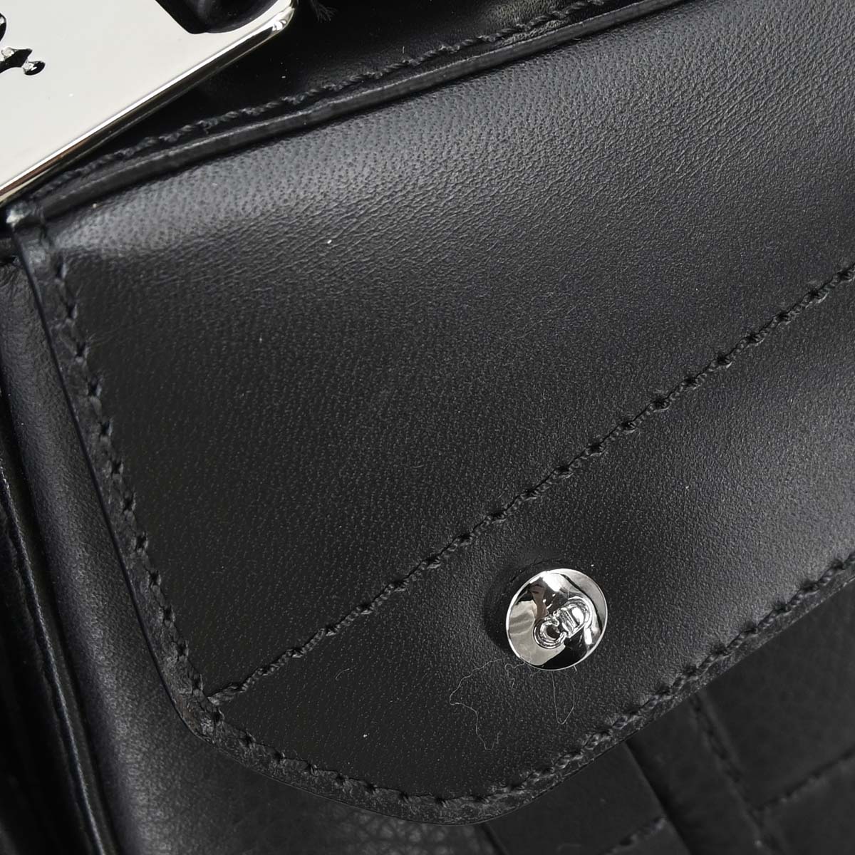 Christian Dior Black Leather Street Chic Columbus Shoulder Bag