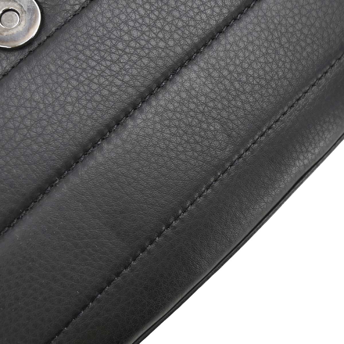 Christian Dior Black Leather Street Chic Columbus Shoulder Bag