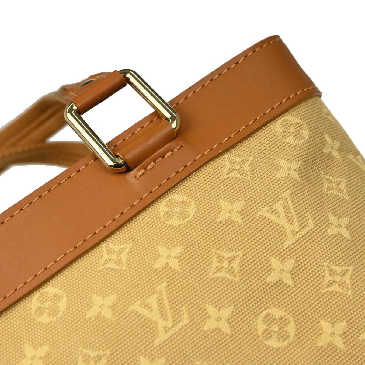 Louis Vuitton Beige Monogram Mini Lin Lucille PM Handbag M92684