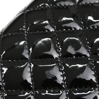Chanel 2010-2011 Black Patent Leather WOC Wallet on Chain Bag