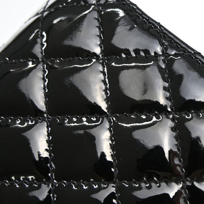 Chanel 2010-2011 Black Patent Leather WOC Wallet on Chain Bag