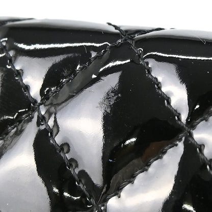 Chanel 2010-2011 Black Patent Leather WOC Wallet on Chain Bag