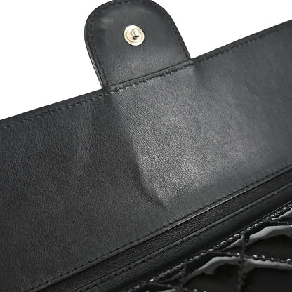 Chanel 2010-2011 Black Patent Leather WOC Wallet on Chain Bag