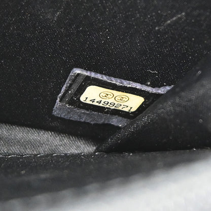 Chanel 2010-2011 Black Patent Leather WOC Wallet on Chain Bag
