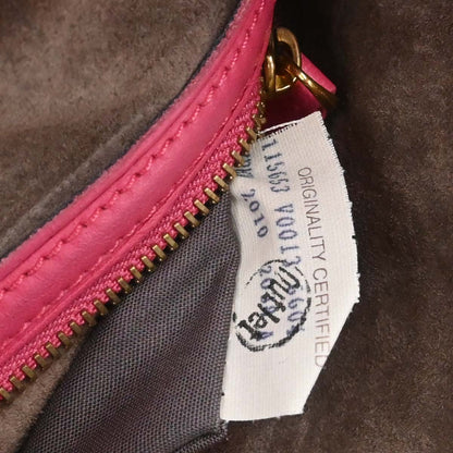 Bottega Veneta Pink Lambskin Intrecciato Hobo Handbag