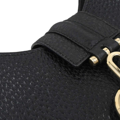 Gucci Black Leather Junco Handbag