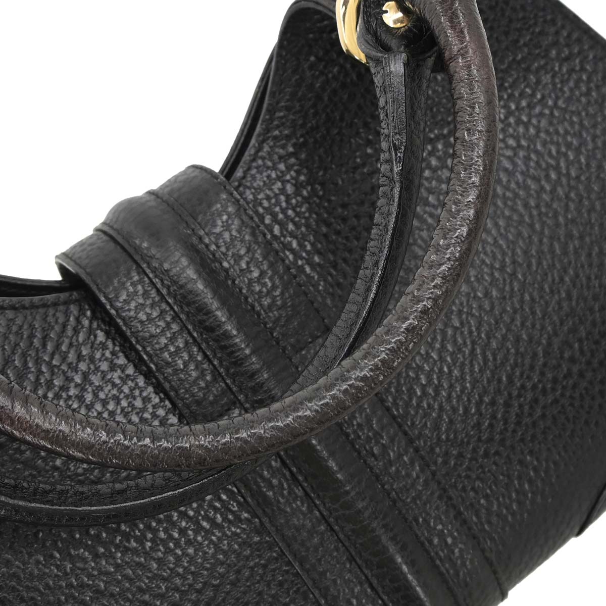 Gucci Black Leather Junco Handbag