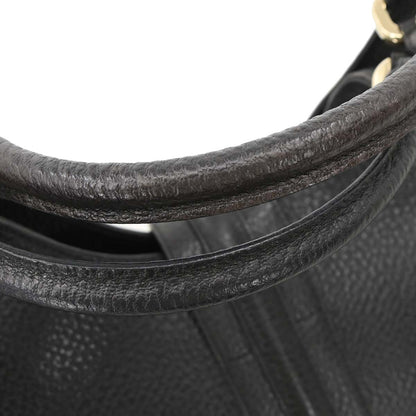 Gucci Black Leather Junco Handbag