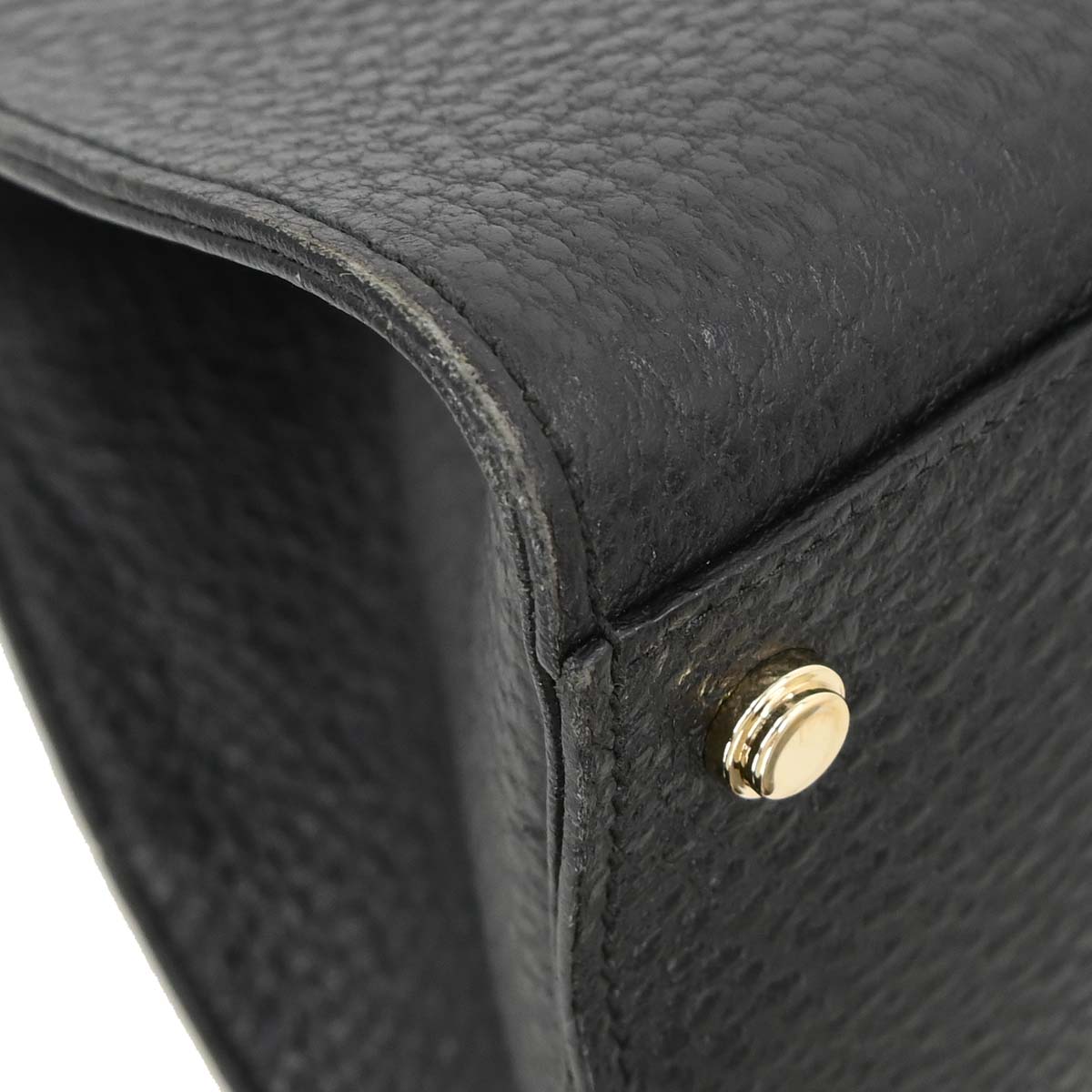 Gucci Black Leather Junco Handbag
