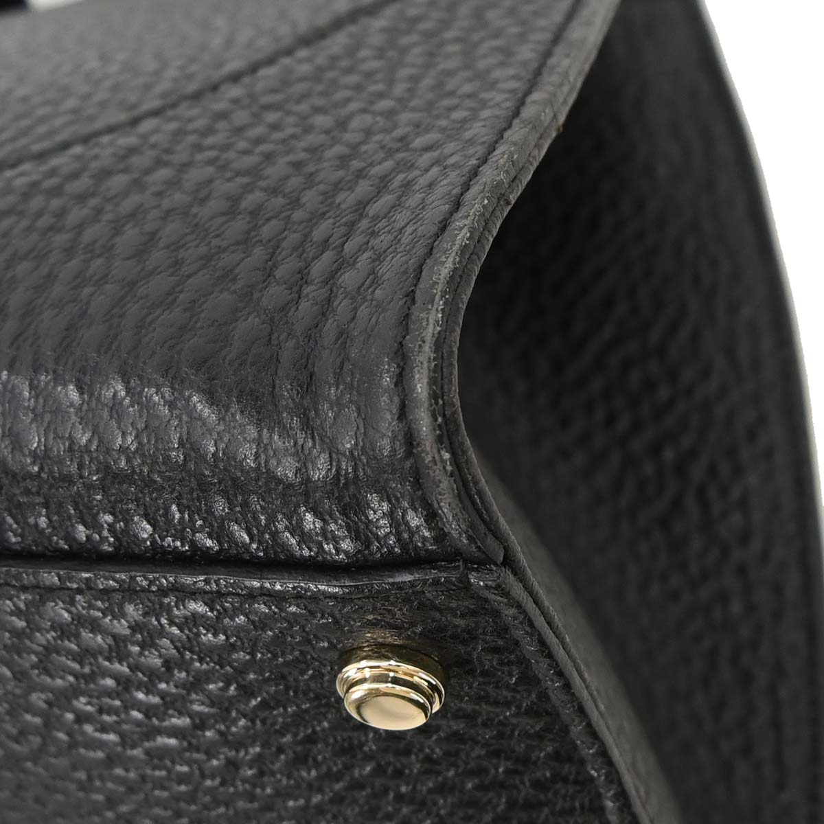 Gucci Black Leather Junco Handbag