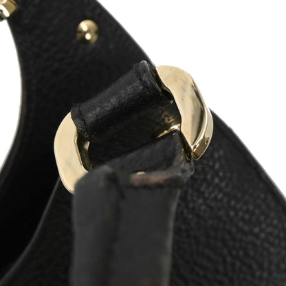 Gucci Black Leather Junco Handbag