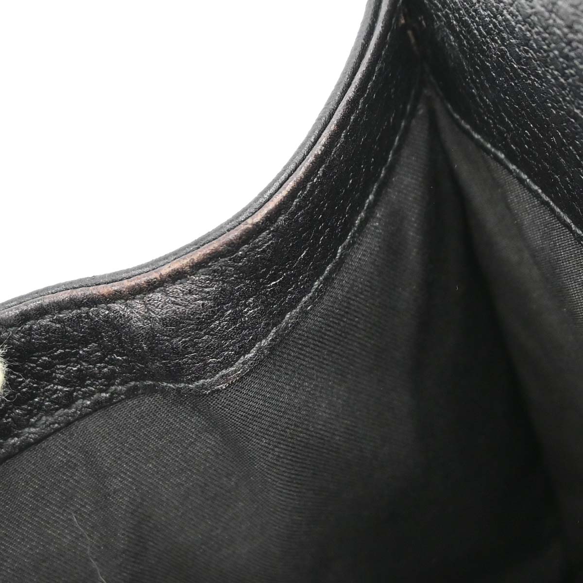 Gucci Black Leather Junco Handbag