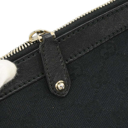 Gucci Black Canvas GG Sherry Pelham Shoulder Bag