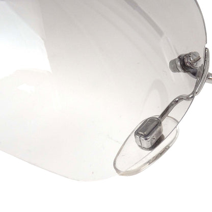 Chanel Sunglasses Eyewear Gray Rhinestone 62□17 120 Small Good