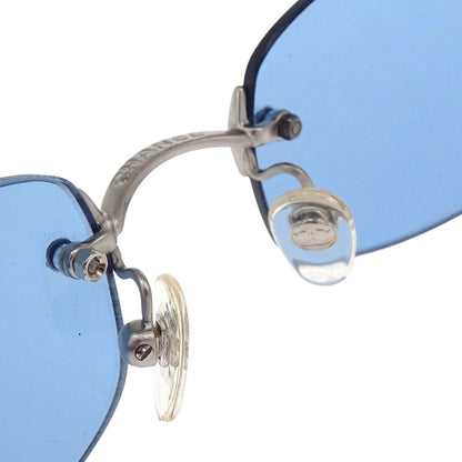 Chanel Sunglasses Eyewear Blue 54□19 130 Small Good