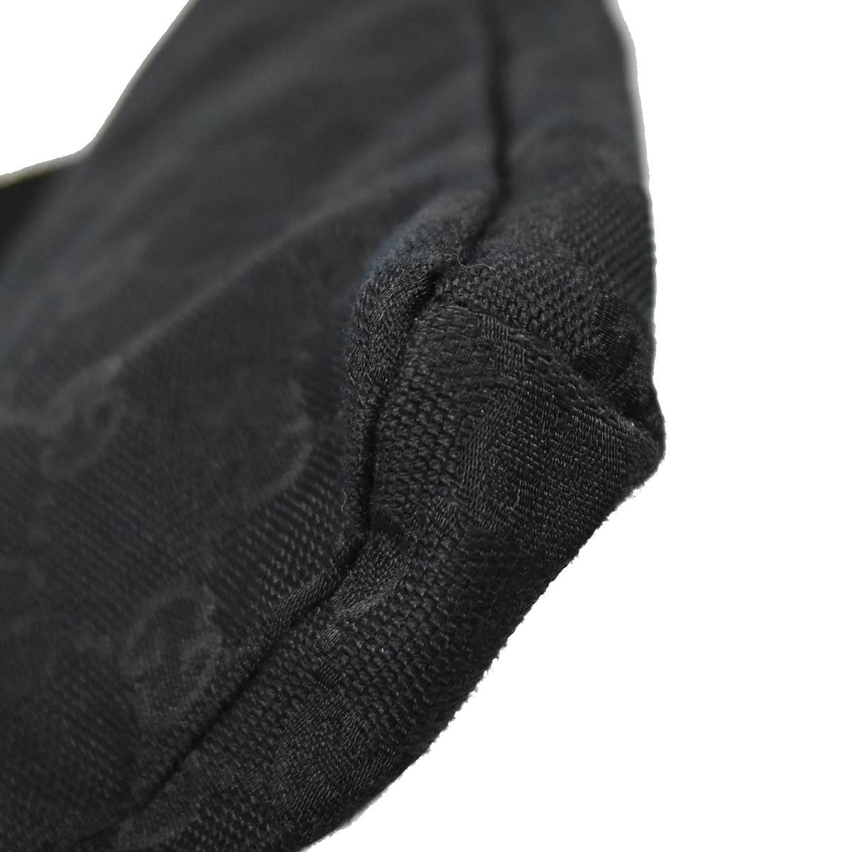 Gucci Black Canvas GG Bum Bag