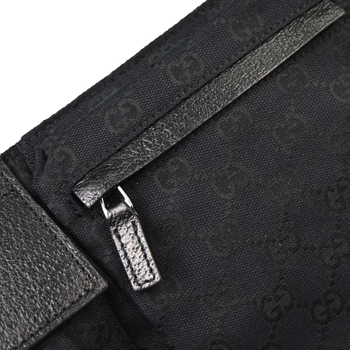 Gucci Black Canvas GG Bum Bag