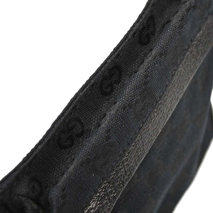 Gucci Black Canvas GG Bum Bag