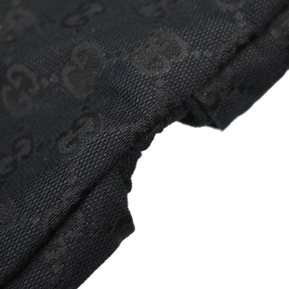 Gucci Black Canvas GG Bum Bag