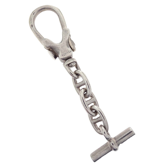 Hermes Chaine d'Ancre Key Ring SV925 Small Good