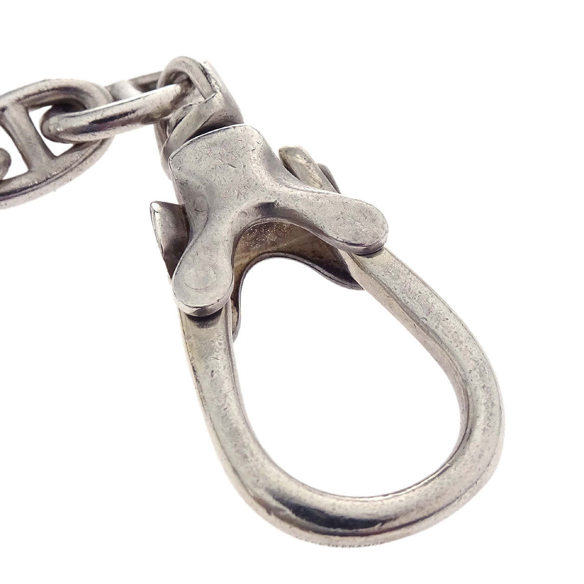 Hermes Chaine d'Ancre Key Ring SV925 Small Good