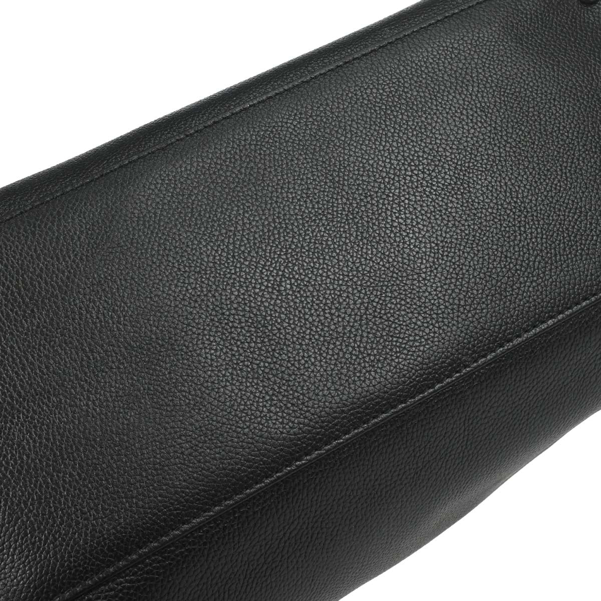 Chanel Black Calfskin Executive Cerf 2way Shoulder Tote Bag