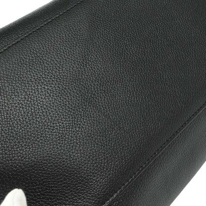 Chanel Black Calfskin Executive Cerf 2way Shoulder Tote Bag