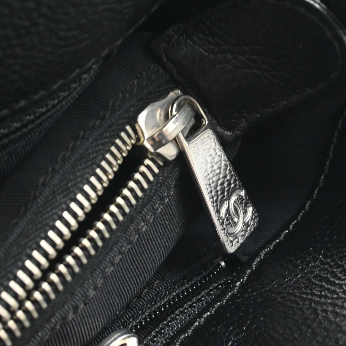 Chanel Black Calfskin Executive Cerf 2way Shoulder Tote Bag