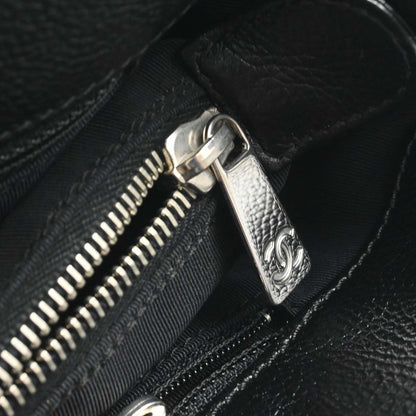 Chanel Black Calfskin Executive Cerf 2way Shoulder Tote Bag