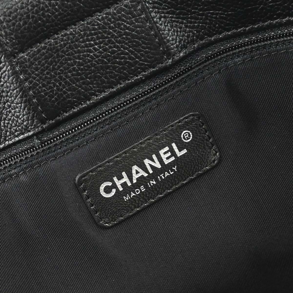 Chanel Black Calfskin Executive Cerf 2way Shoulder Tote Bag