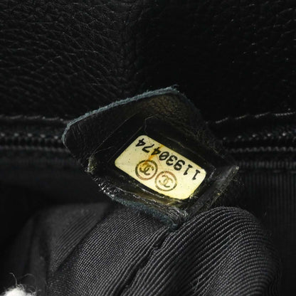 Chanel Black Calfskin Executive Cerf 2way Shoulder Tote Bag
