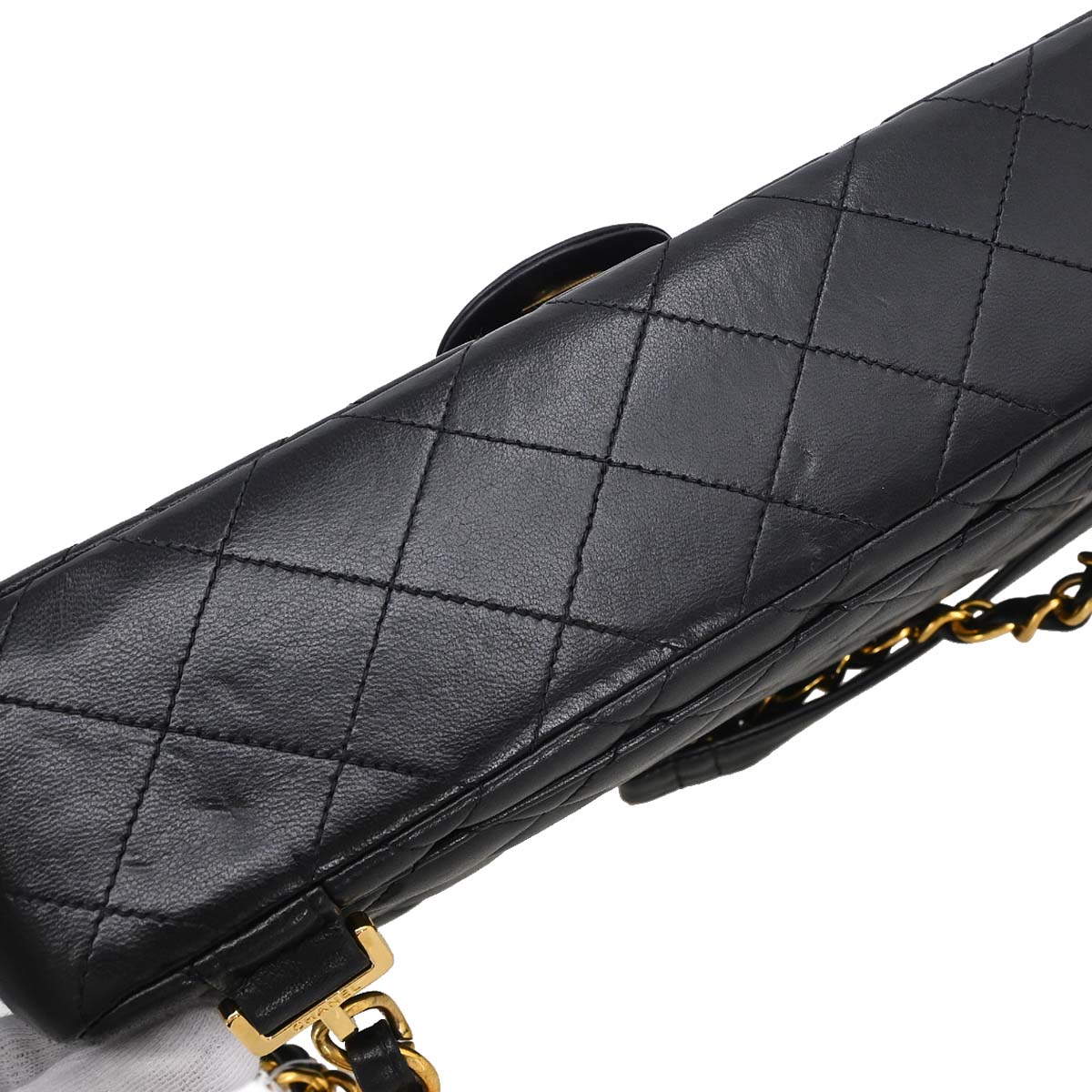 Chanel Black Lambskin Classic Flap Backpack