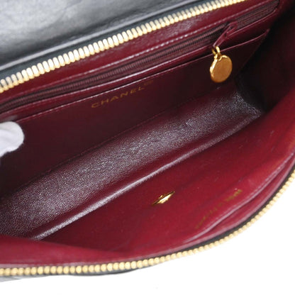 Chanel Black Lambskin Classic Flap Backpack