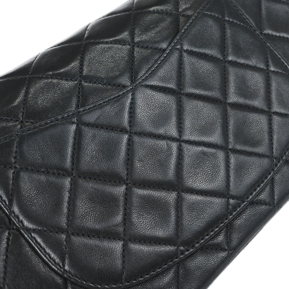 Chanel Black Lambskin Small Classic Double Flap Shoulder Bag
