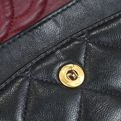 Chanel Black Lambskin Small Classic Double Flap Shoulder Bag