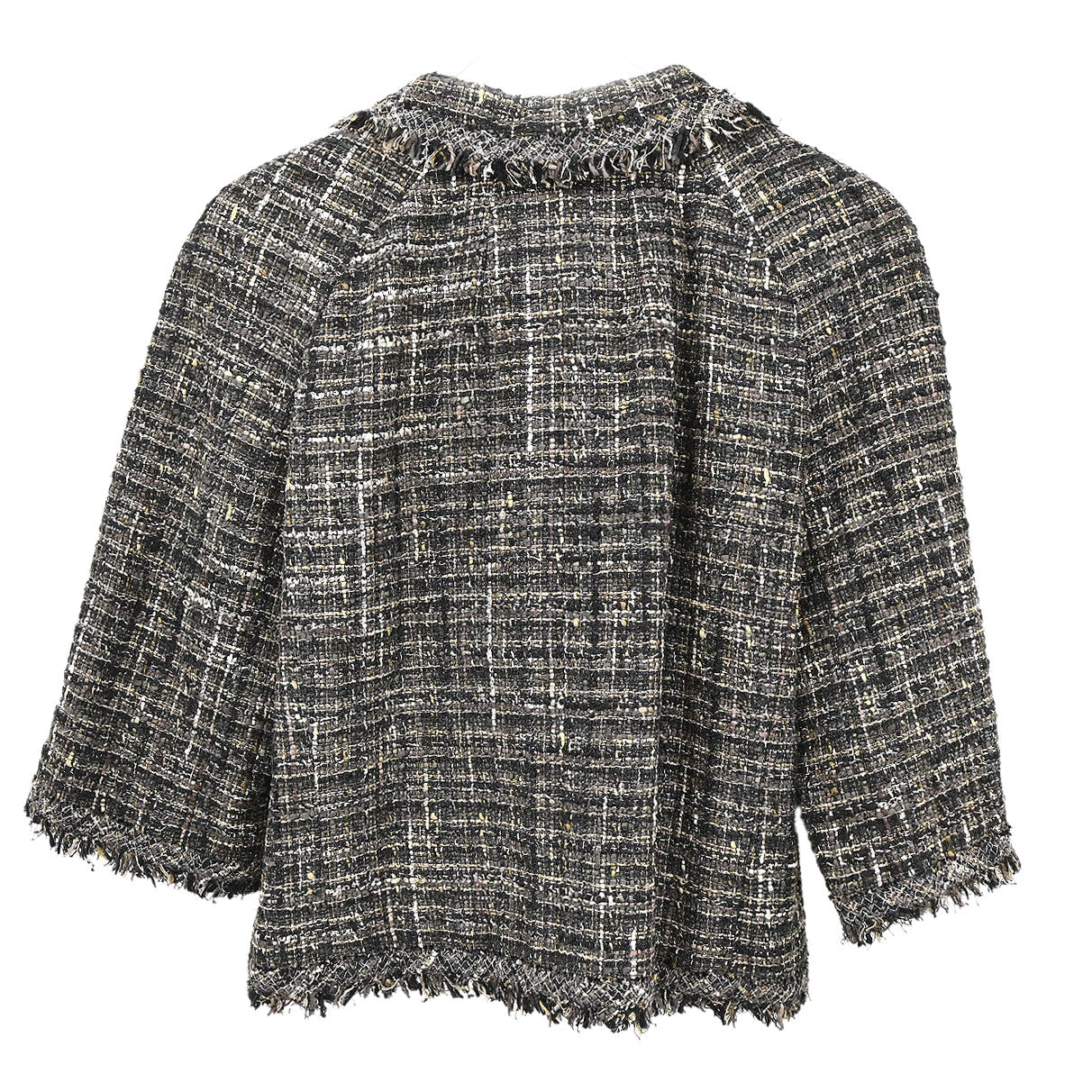 Chanel 2005 Jacket Tweed Brown #40