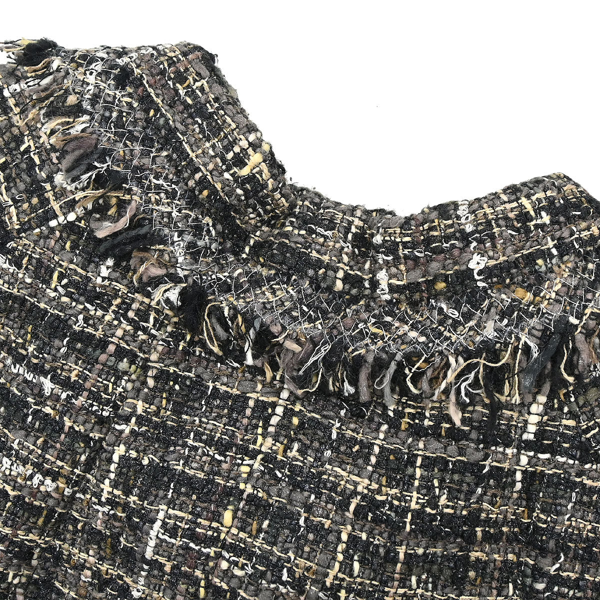 Chanel 2005 Jacket Tweed Brown #40