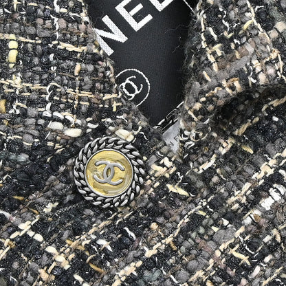 Chanel 2005 Jacket Tweed Brown #40
