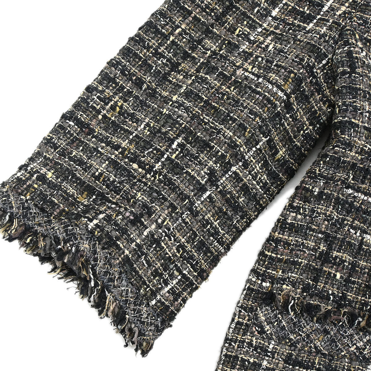 Chanel 2005 Jacket Tweed Brown #40