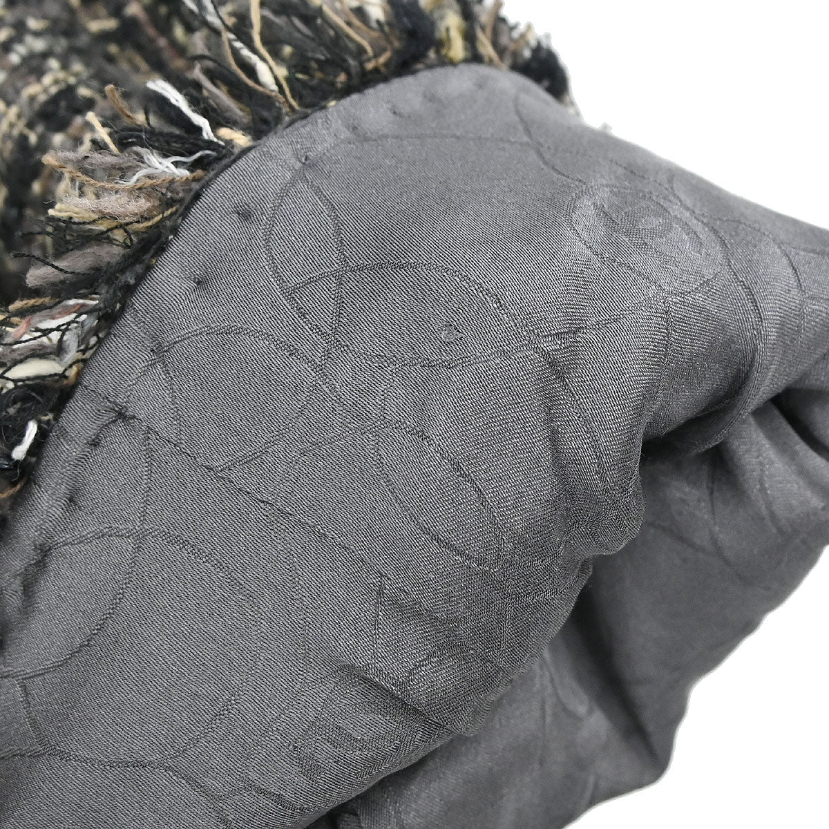 Chanel 2005 Jacket Tweed Brown #40