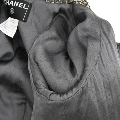 Chanel 2005 Jacket Tweed Brown #40