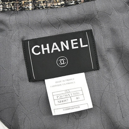 Chanel 2005 Jacket Tweed Brown #40