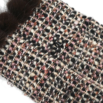 Chanel 2003 Tweed Coat Brown #34