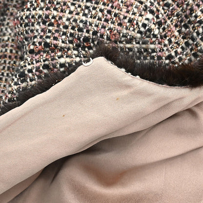 Chanel 2003 Tweed Coat Brown #34