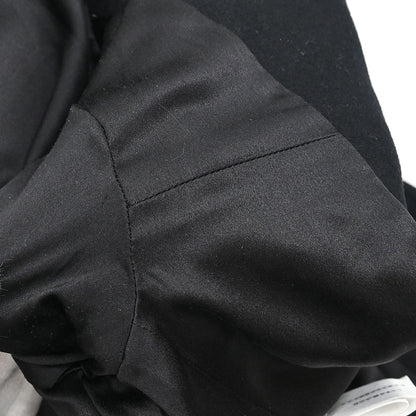Chanel 2011-2012 Hooded Duffel Coat Tweed Black #34