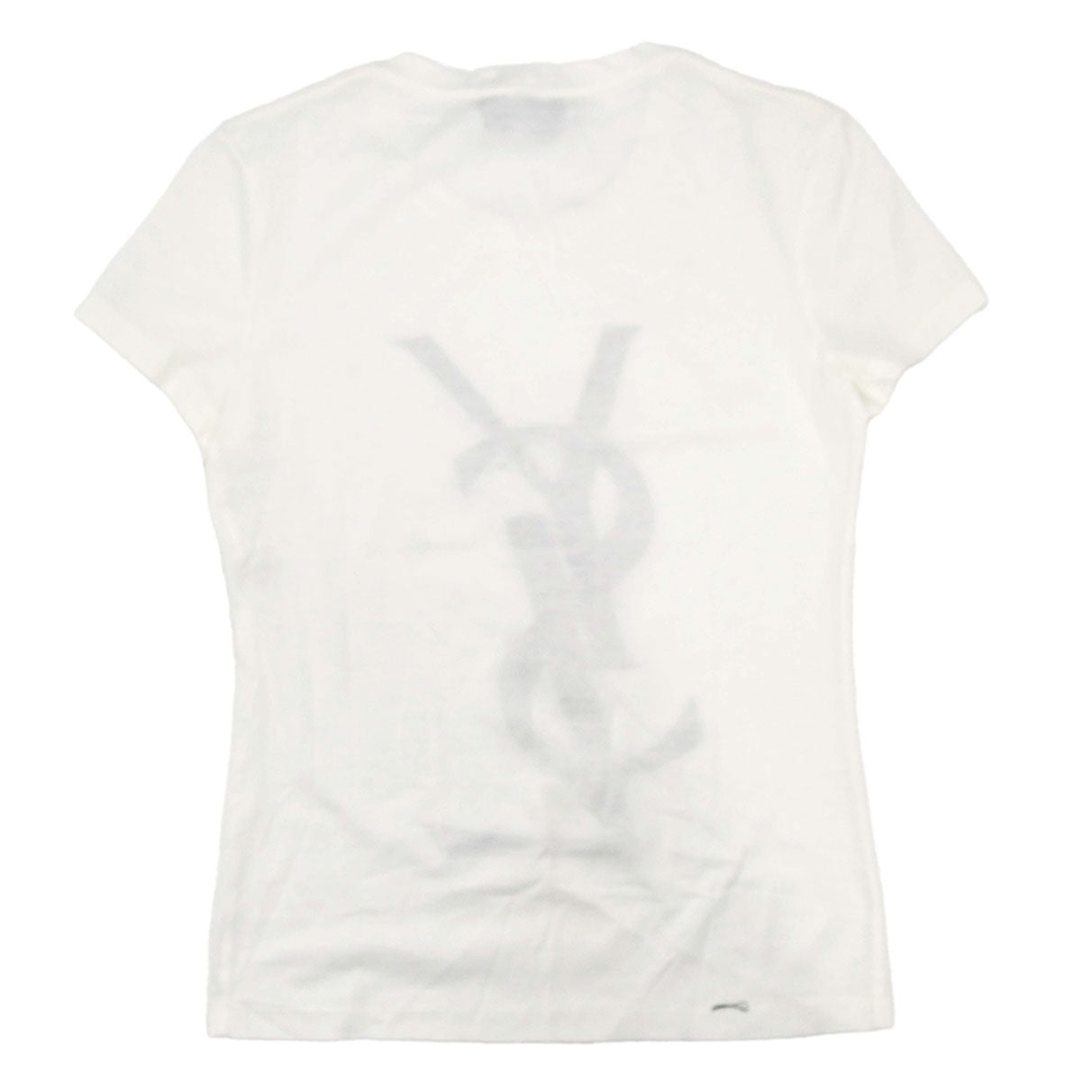 Yves Saint Laurent T-shirt Top White #XS