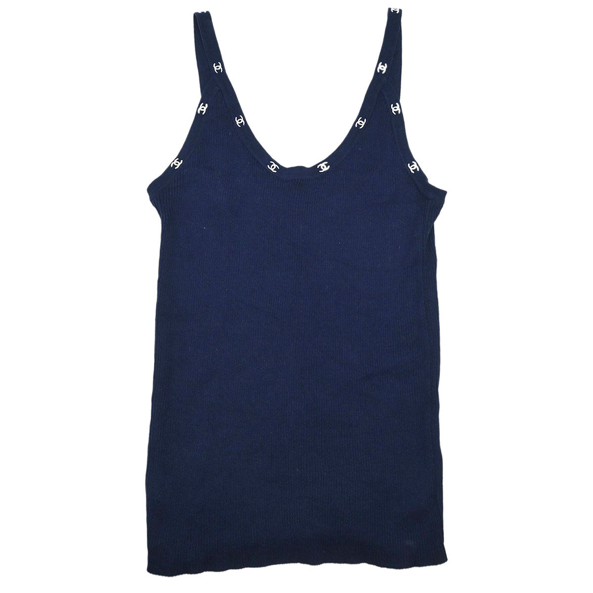 Chanel 1996 Camisole Top Navy #38