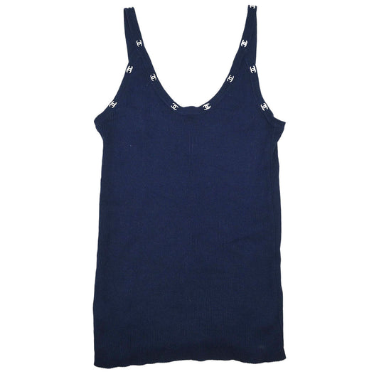 Chanel 1996 Camisole Top Navy #38