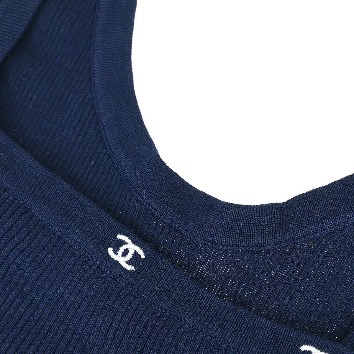 Chanel 1996 Camisole Top Navy #38